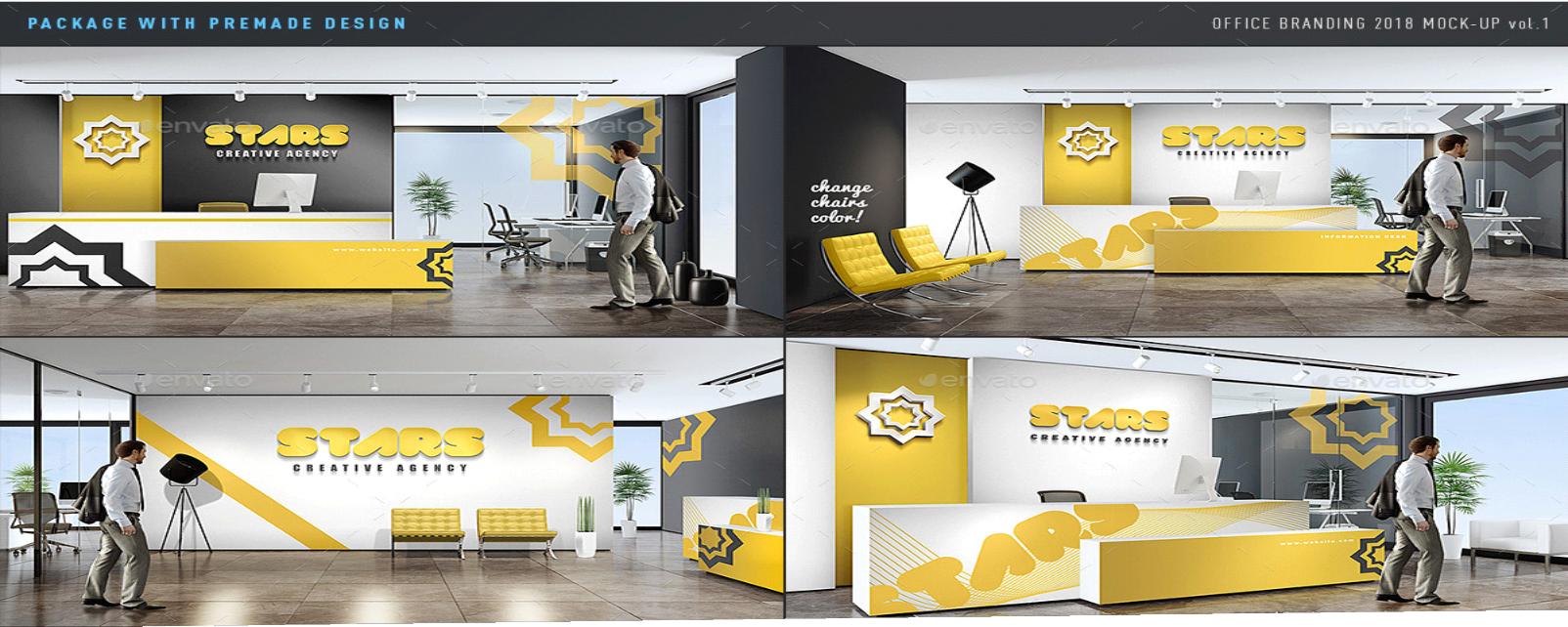 Office branding design concept